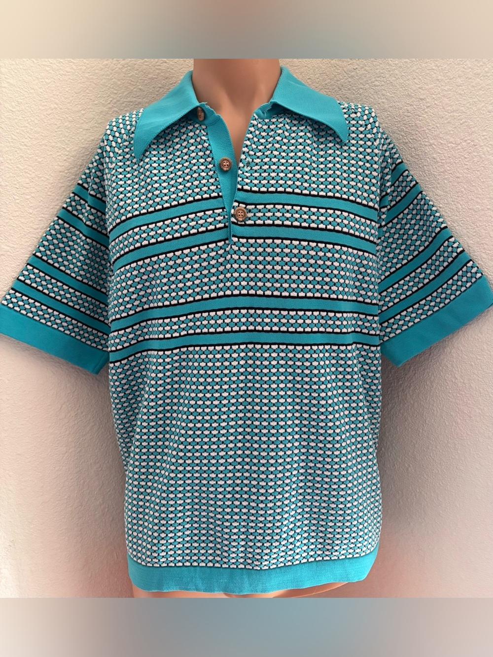 VTG Mid-Century Donegal Coleseta
Men’s Knitted Polo